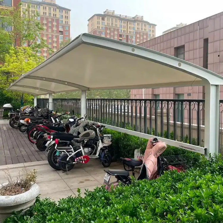 许昌膜结构电动车棚